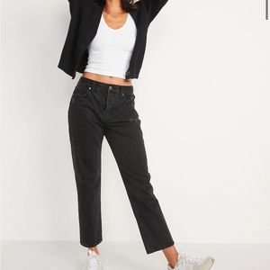 High Rise Straight Leg Jeans C34